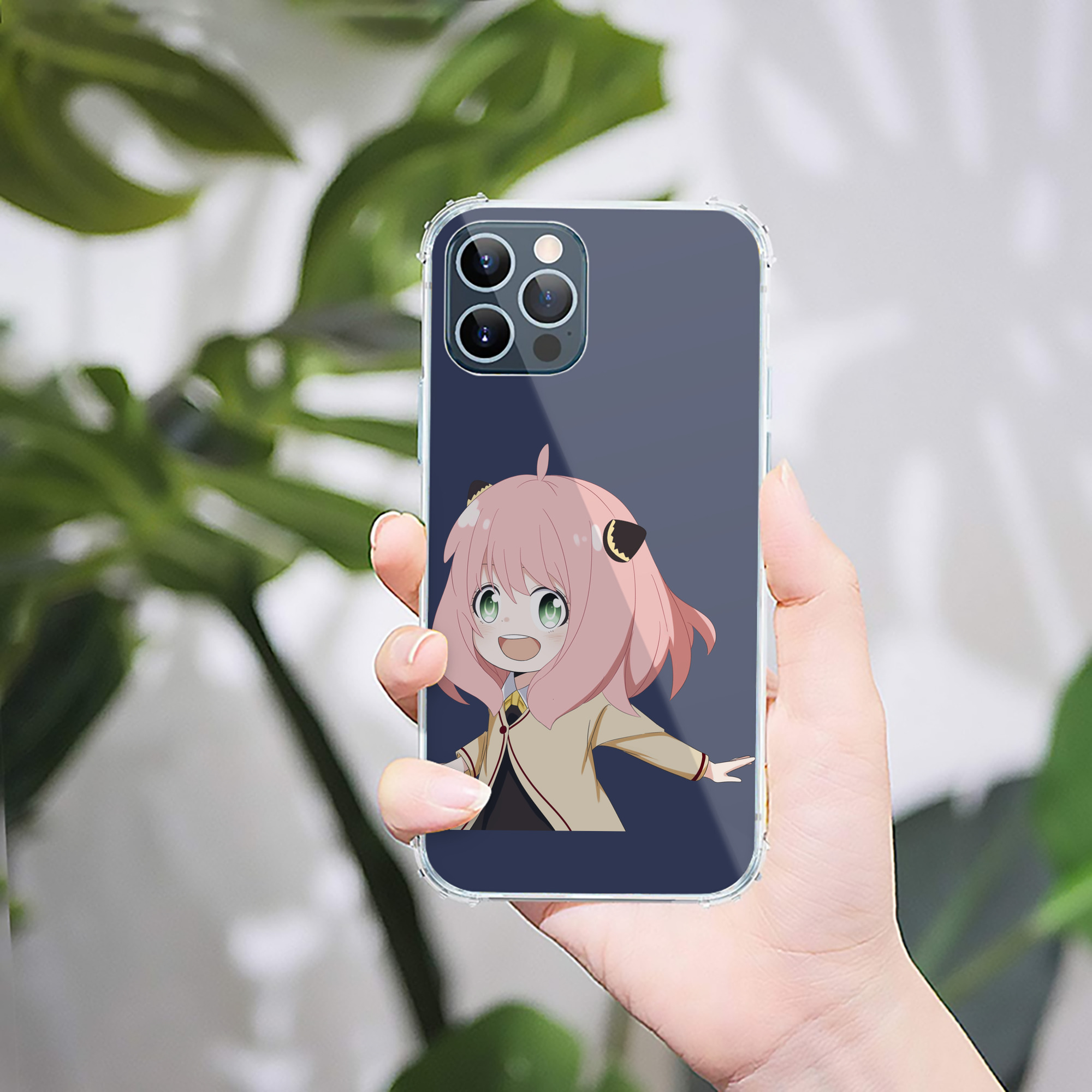 （画像用） SPY×FAMILY间谍家家酒 【iPhone 12シリーズ対応】透明スマホケース（クリアソフトケース）